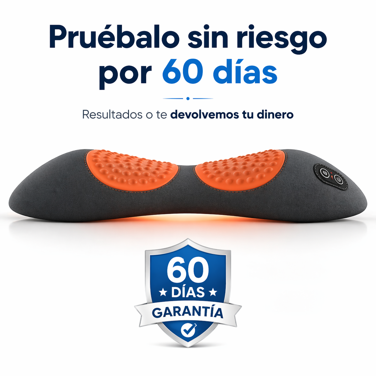 SpineRelief™ Masajeador Lumbar Inteligente [Descompresión Profunda y Alivio del Nervio Ciático]