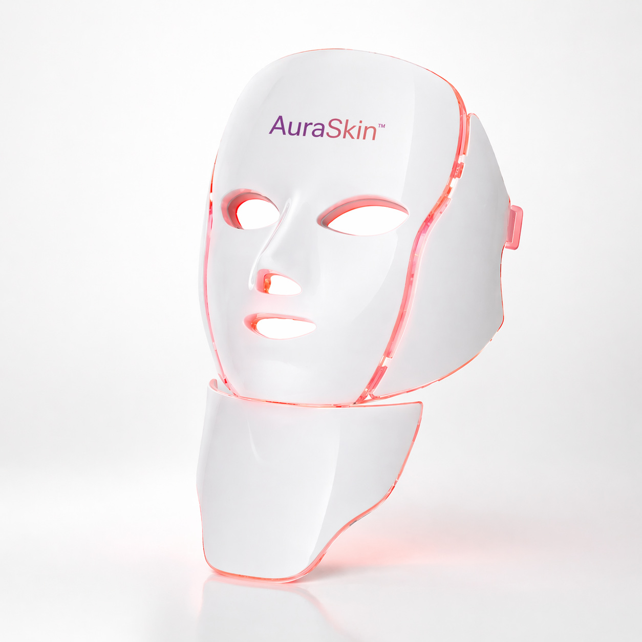 AuraSkin™ Máscara LED Facial y Cuello [Piel Renovada, Joven y Radiante]